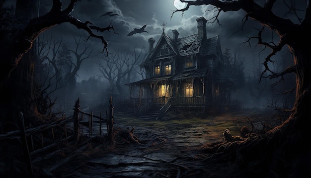 La maison des fantômes, la peur de la mort nuageuse.