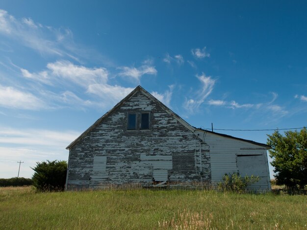 Maison de ferme abandonnée à Arriba, Colorado.