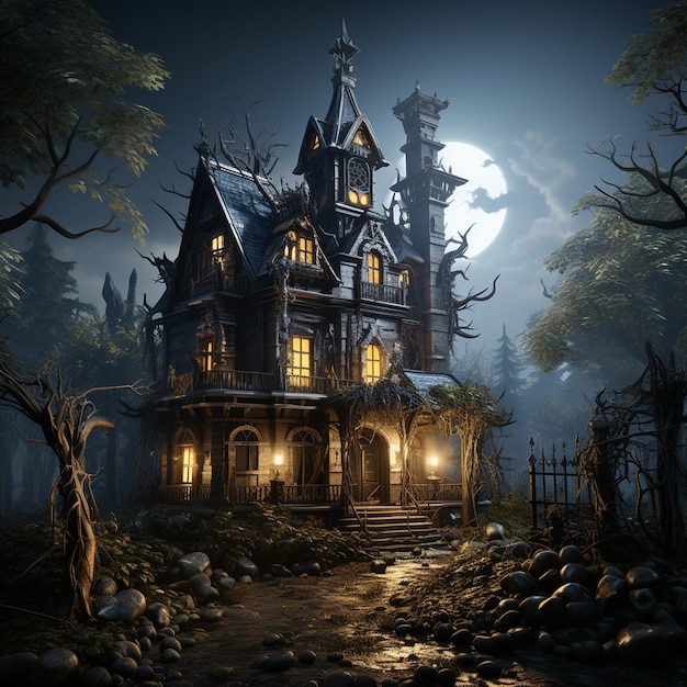 La maison hantée gothique