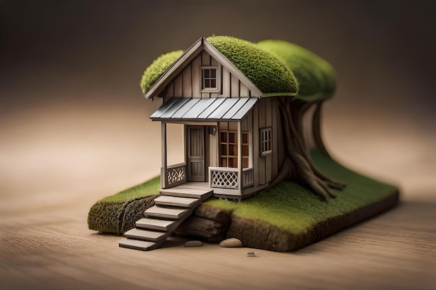 Une maison miniature