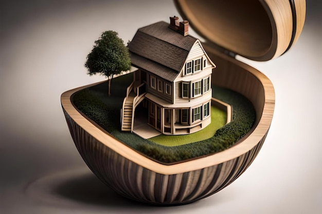 Une maison miniature