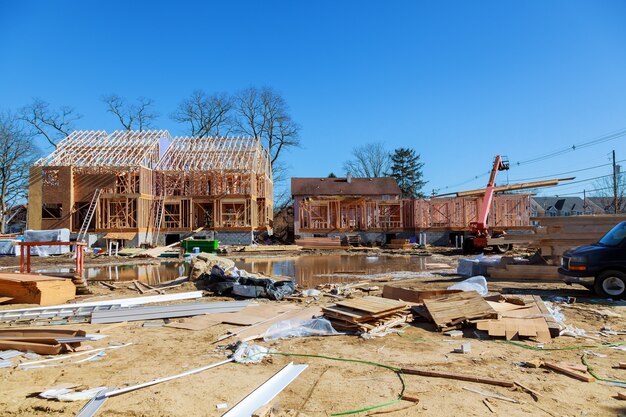 Photo maison neuve, construction de maison