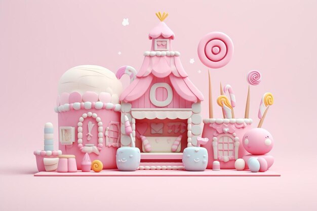 Maison de poupée Candy Castle