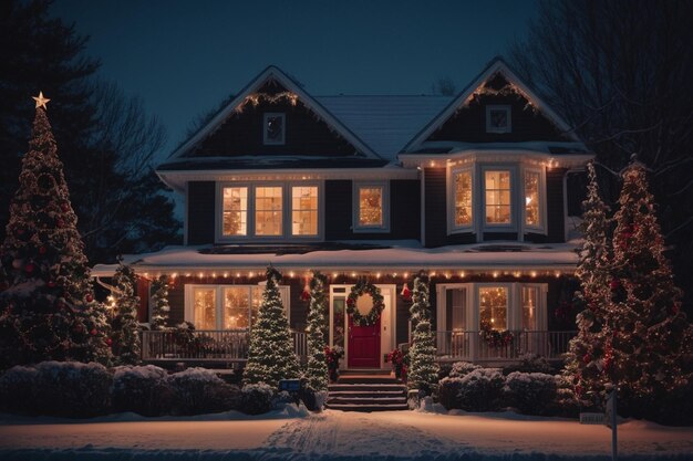 Maison à thème de Noël