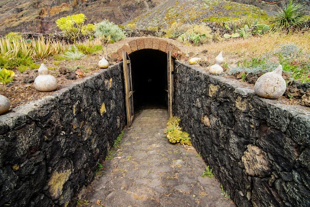 Maisons abandonnées sur l'île d'El Hierro