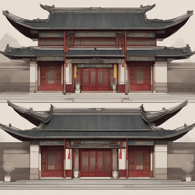 maisons chinoises traditionnelles historiques