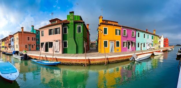 Maisons colorées à Burano Venise