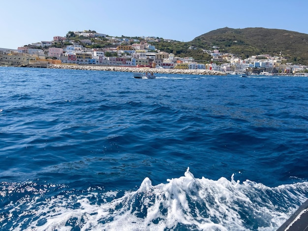 Les maisons colorées de Ponza