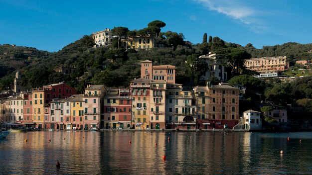 Maisons colorées à Portofino