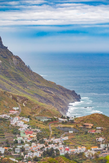 Maisons colorées à Puerto de la Cruz