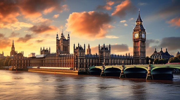 Les maisons du parlement et le logement de la tour Elizabeth