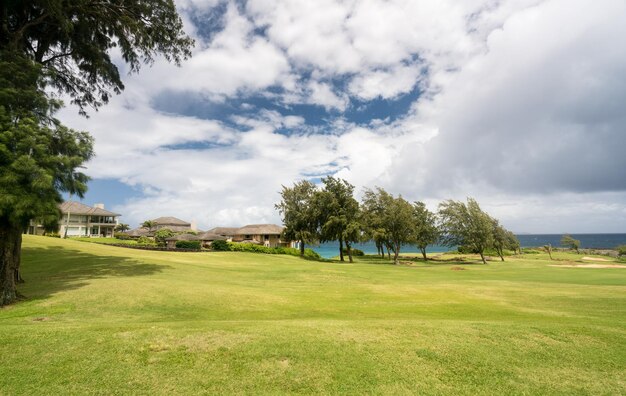 Maisons de golf de luxe modernes à Makaluapuna Point à Maui Hawaii