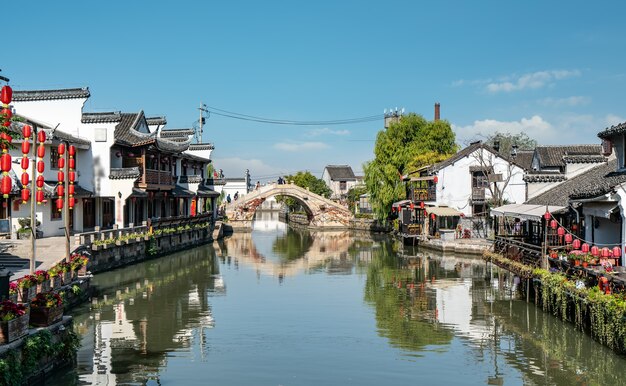 Maisons et rivières de l'ancienne ville de Xitang