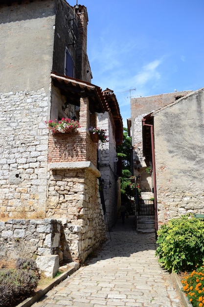 Maisons sur la rue croate