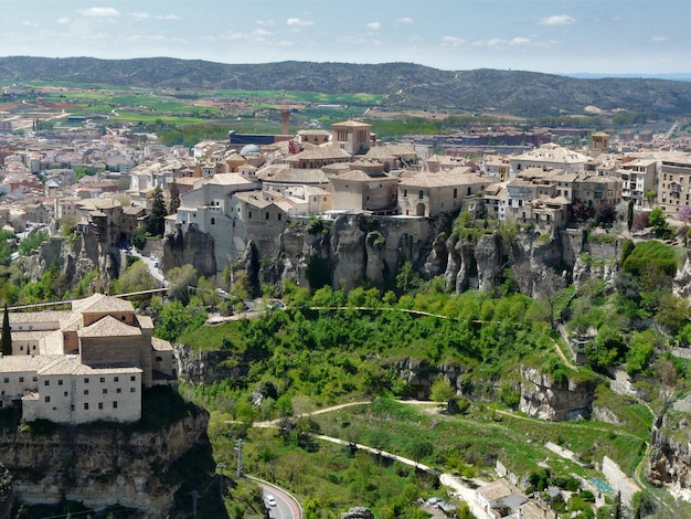 Maisons suspendues de Cuenca en Espagne