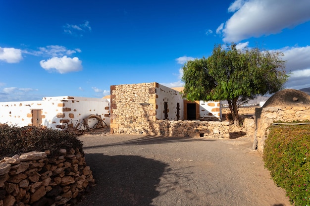 maisons traditionnelles de Fuerteventura construites en pierre
