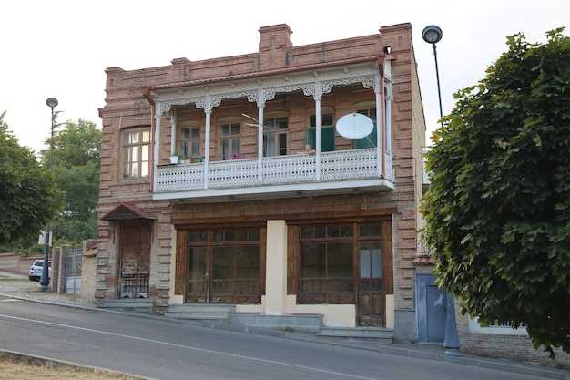 maisons traditionnelles géorgiennes telavi géorgie