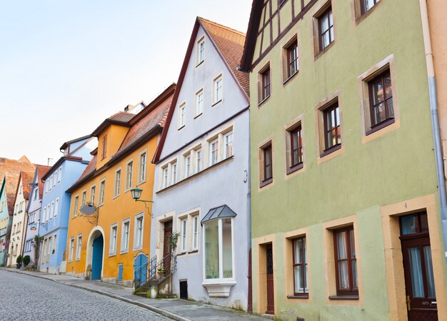 Maisons typiques à Rothenburg ob der Tauber