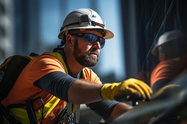 Maître de chantier sur le chantier