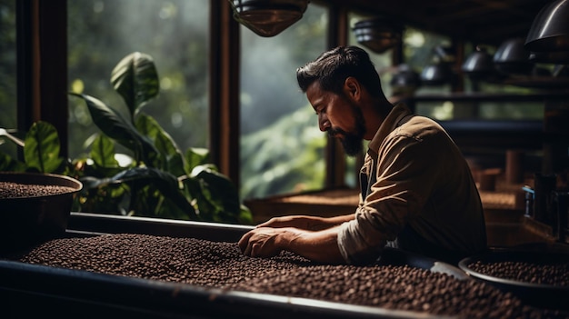 Maîtrise du brassage Un hommage cinématographique au dévouement des torréfacteurs de café