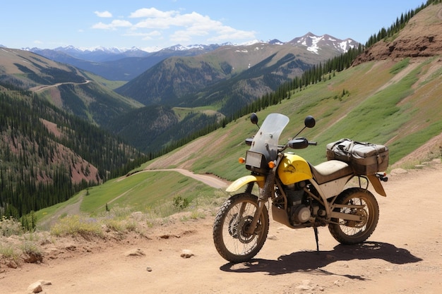 La majesté de la montagne sur deux roues