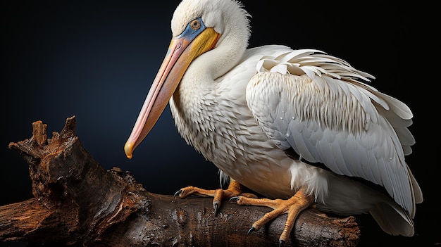 Majestic Glide Grand Pélican blanc Pelecanus onocrotalus