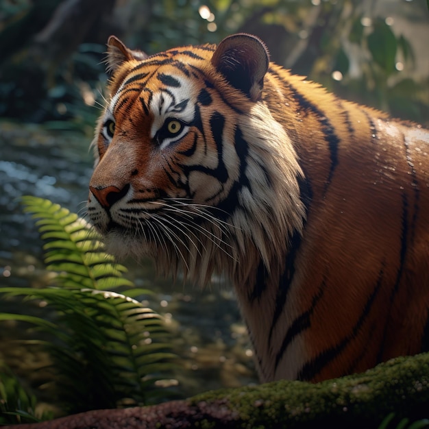 Majestic Tiger Illustration