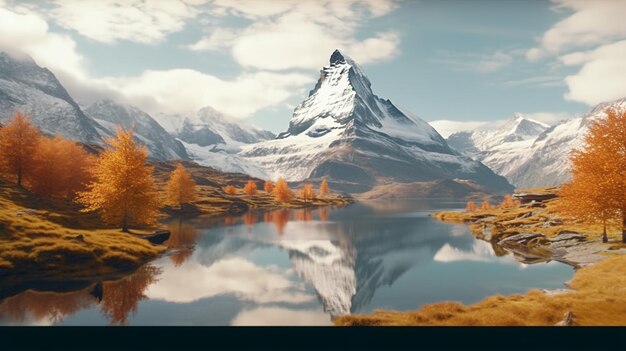 Majestueux Cervin en Suisse