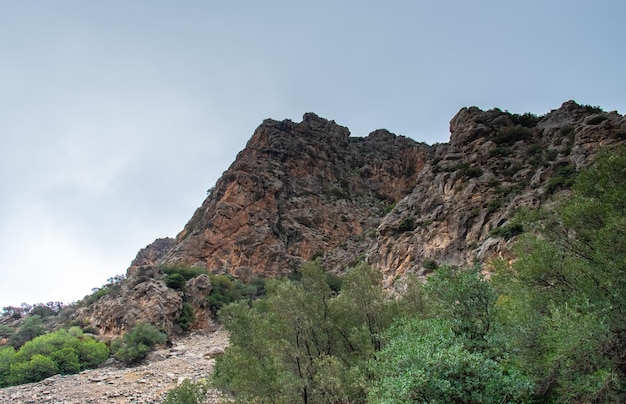 Majestueux Djebel Zaghouan La magnifique montagne de la Tunisie