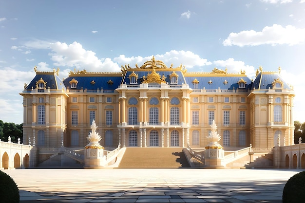 Un majestueux palais de Versailles