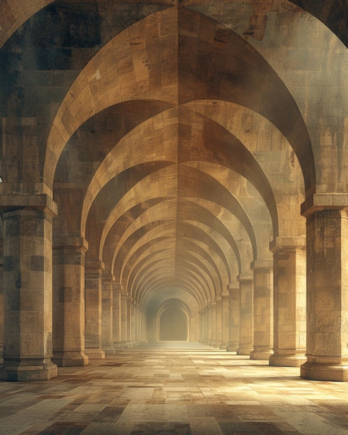 Un majestueux tapis peint dans l'abbaye romane