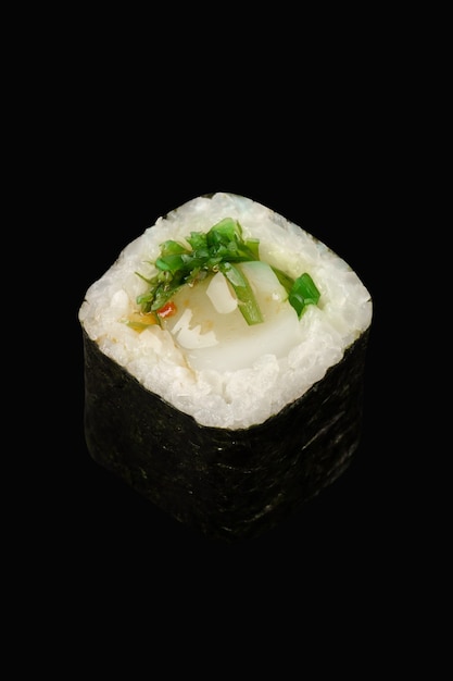 Maki Roll Avec Pétoncle, Chuka, Riz