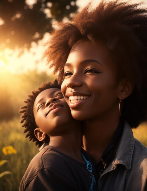 Photo maman et fils