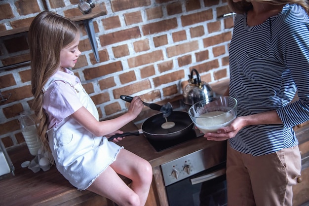 Maman et sa fille