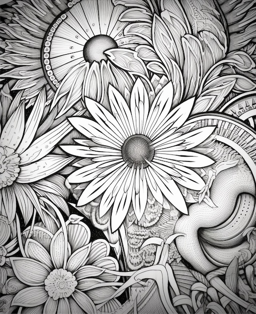 Mandala. coloriage