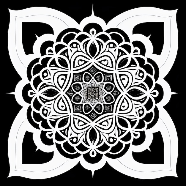Mandala design fond islamique et Mandala gratuit Image