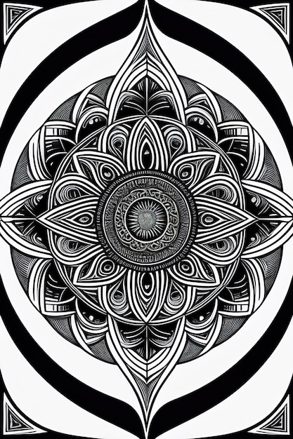 Mandala design fond islamique et Mandala gratuit Image