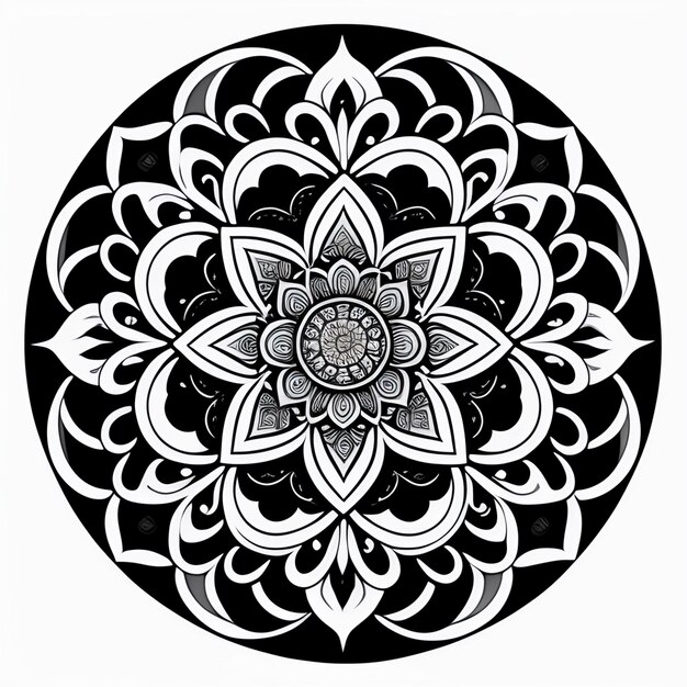 Photo mandala design fond islamique et mandala gratuit image