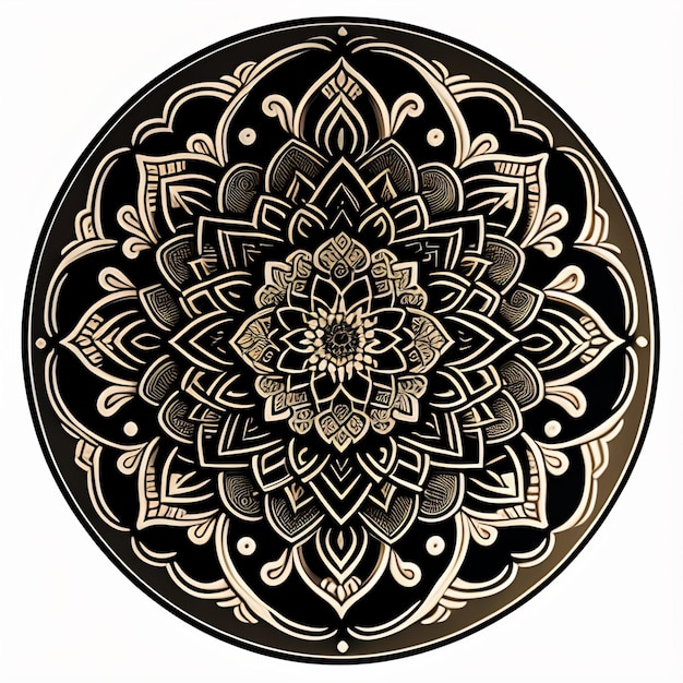 Mandala design fond islamique et Mandala gratuit Image