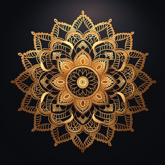 Mandala de luxe vectoriel