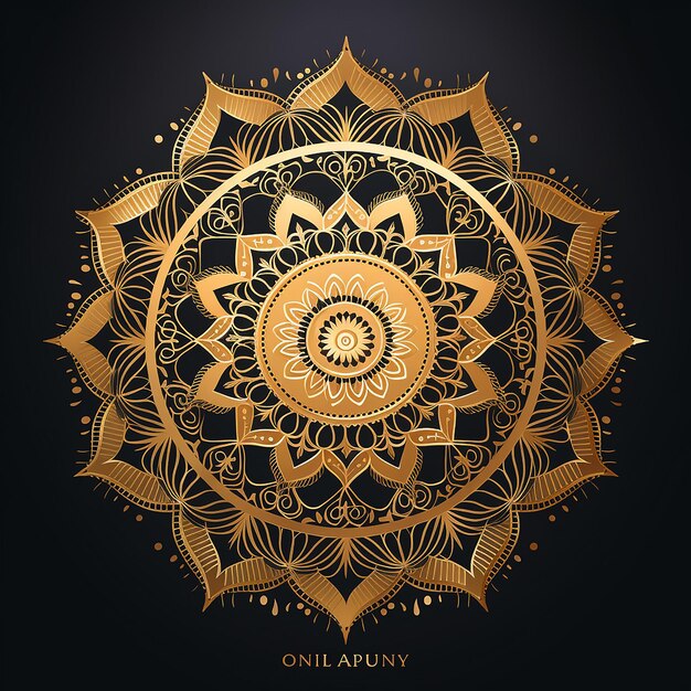 Mandala de luxe vectoriel