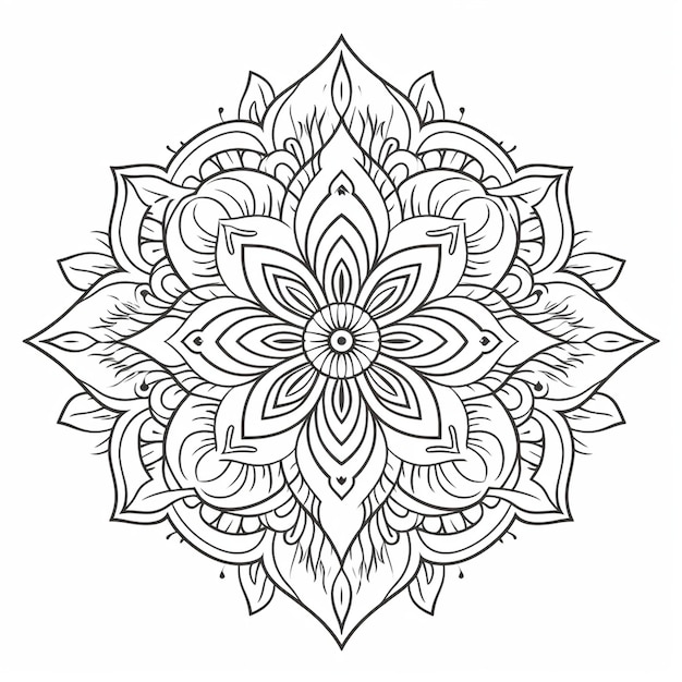 Des mandalas aux dessins intricats à colorier