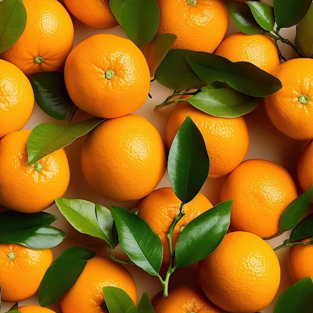 Mandarines comme tuiles sans couture