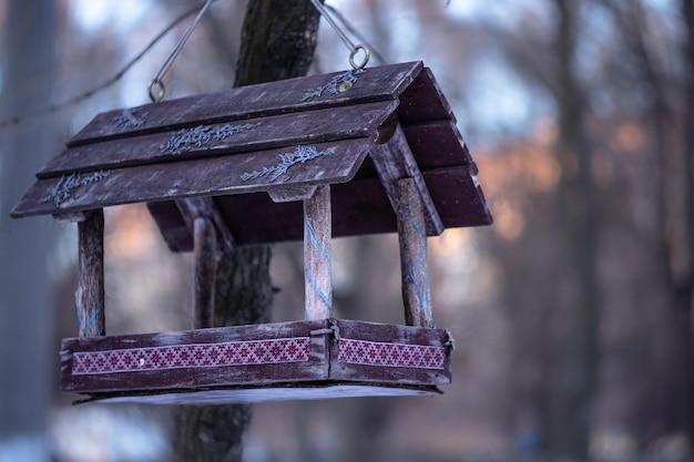 Mangeoire à oiseaux de ville, mangeoire ukrainienne