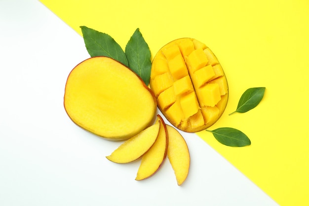 Mangue mûre sur deux tons