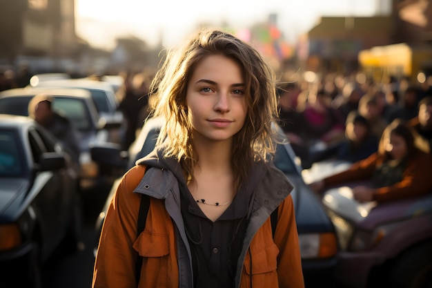 Photo des manifestants pacifiques tenant des pancartes et des bannières prônant la paix incarnant l'appel