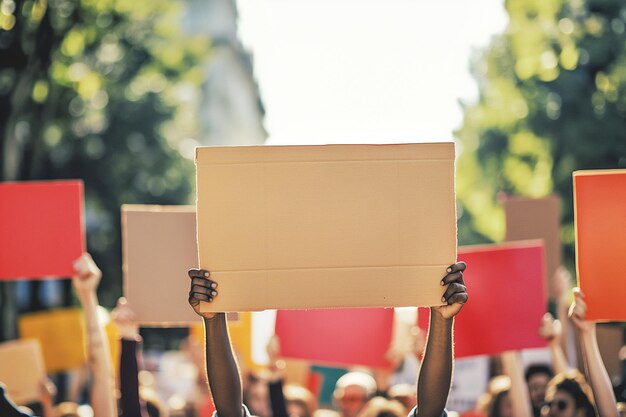 Manifestation pour les droits de la fête du Travail