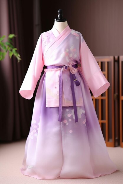 Photo un mannequin en kimono