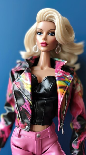 Photo le mannequin de la poupée barbie