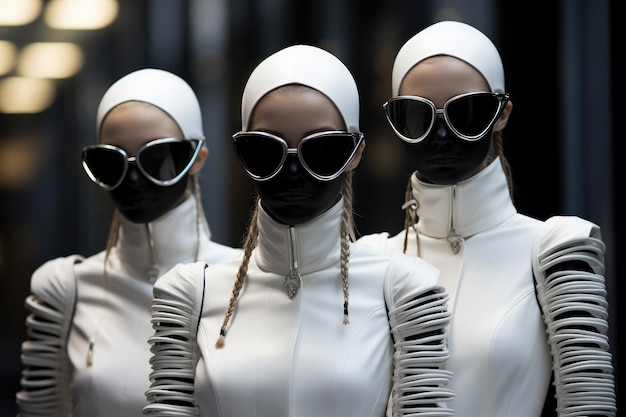 Mannequins futuristes